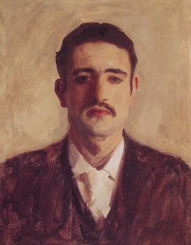 約翰 辛格 薩金特 Portrait of a Man,Probably Nicola D'Inverno 約翰 辛格 薩金特 Portrait of a Man,Probably Nicola D'Inverno